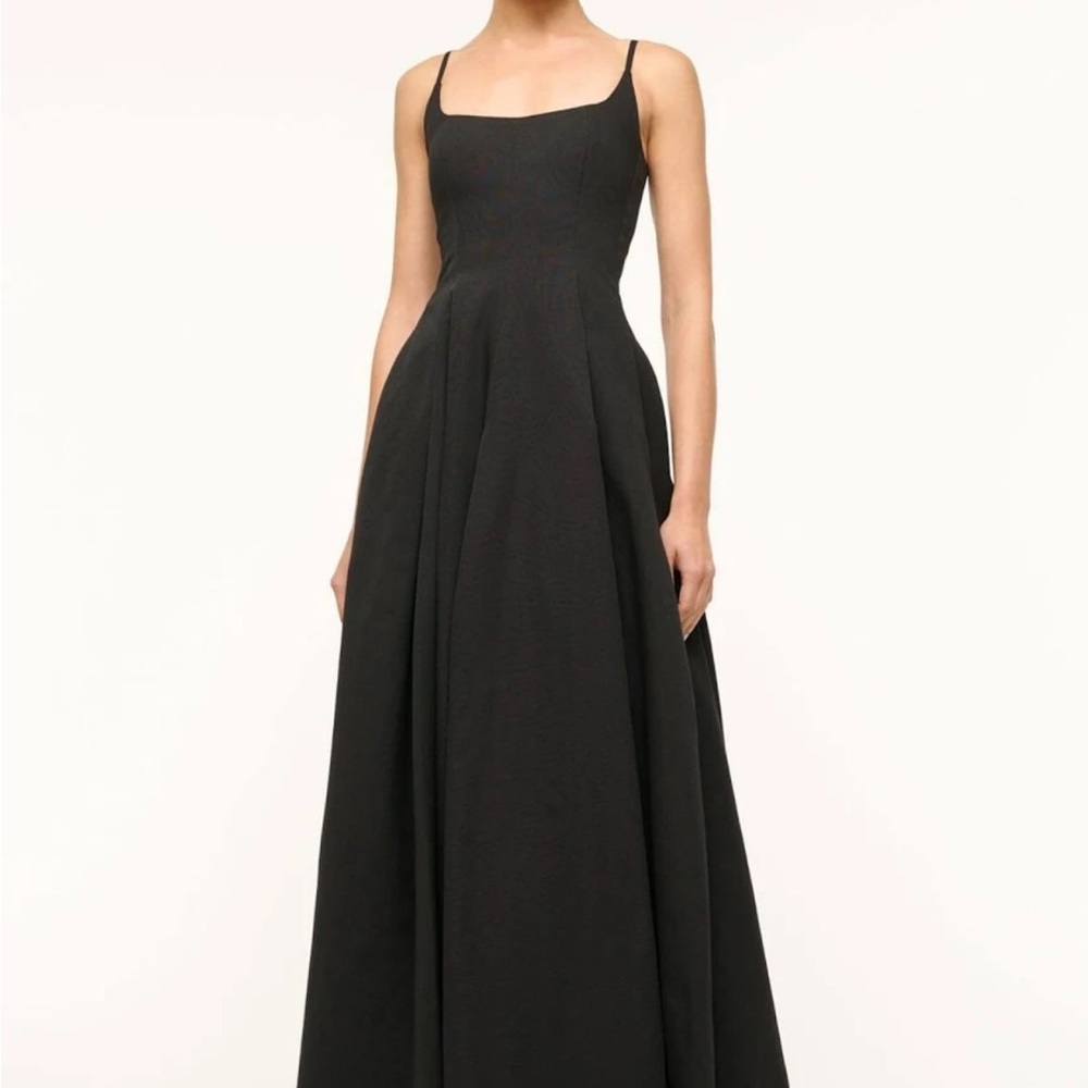 STAUD JOY MAXI DRESS SZ 14 BLACK NWT